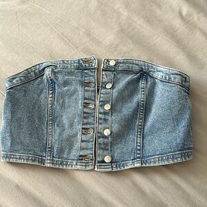 Brand New Denim Tube Top